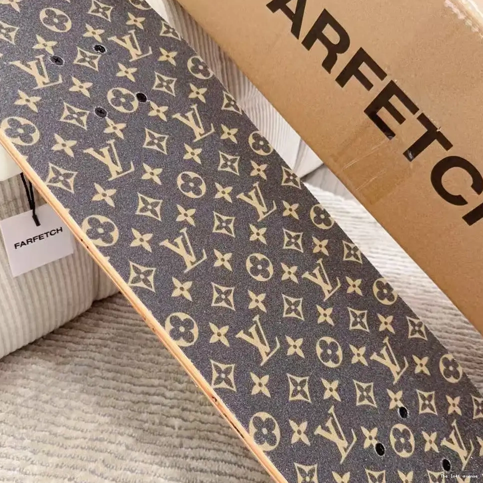 BROWN SKATEBOARD LV MONOGRAM CUSTOM 0506